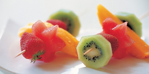  fruit kebabs